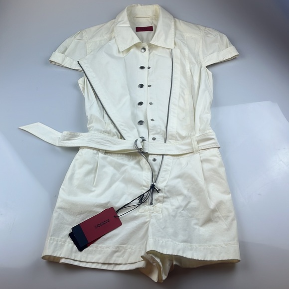 Hugo Boss Pants - Hugo Boss Buttoned and Zip Up Belted Romper S100-10